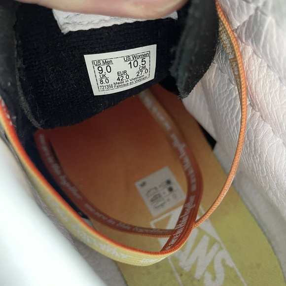 Vans X Cultivate Care Sk8-Hi Sneakers Multicolored Lace Up Women’s Size 10.5 - Picture 10 of 10